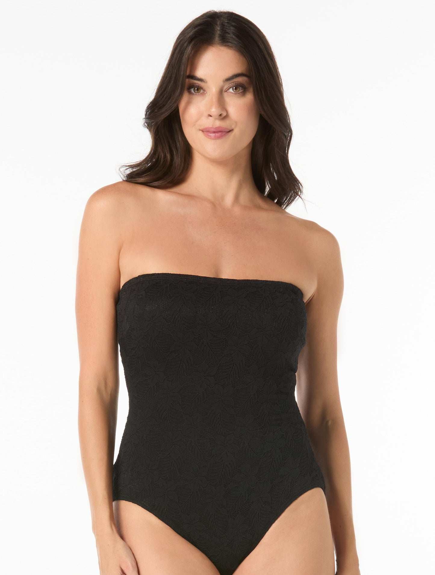 Coco Contours Galena Bra Sized One Piece Swimsuit - Lace Garden