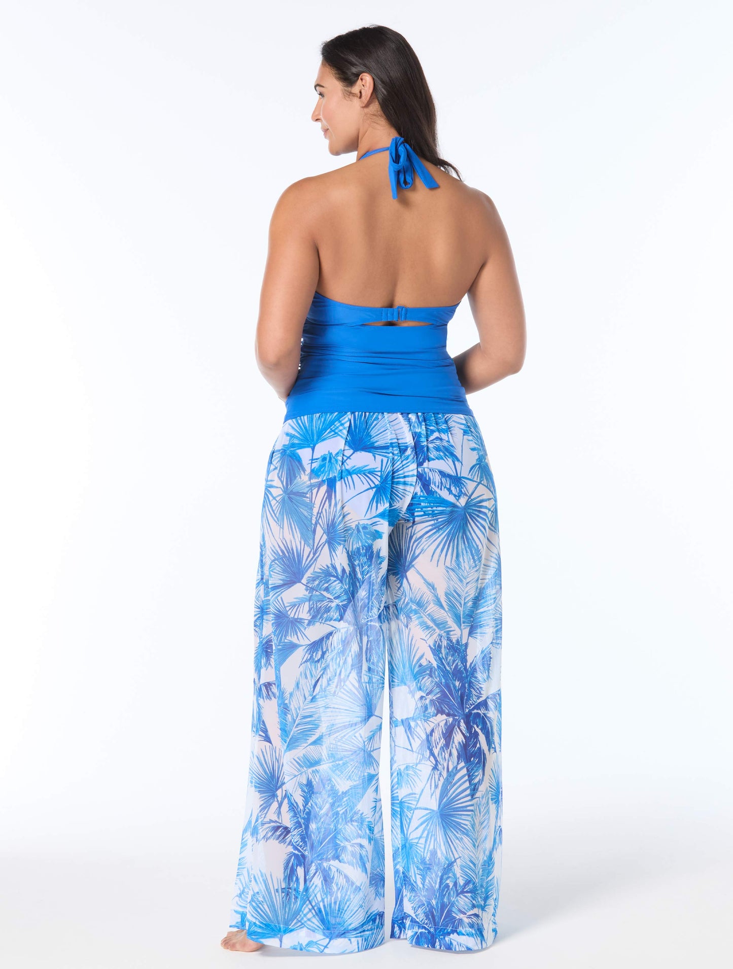Coco Reef Meryl Cover Up Pants - Palm Tree Paradise