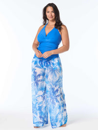 Coco Reef Meryl Cover Up Pants - Palm Tree Paradise