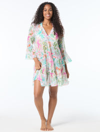 Coco Reef Enchant Cover Up Dress - Solstice Bloom - 110 Ivory