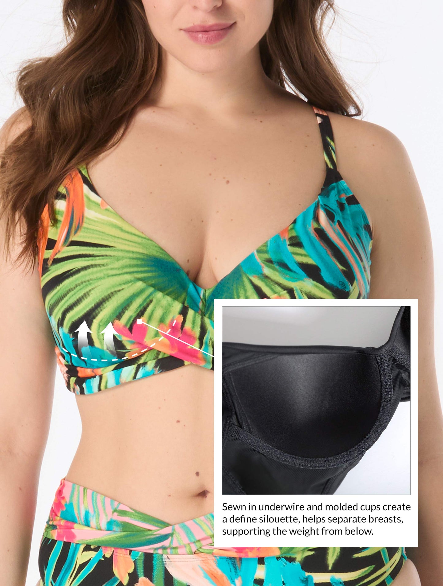 Coco Reef Island Grove Bikini Top, Bikini Bottom & Cover Up Pants Set Bundle