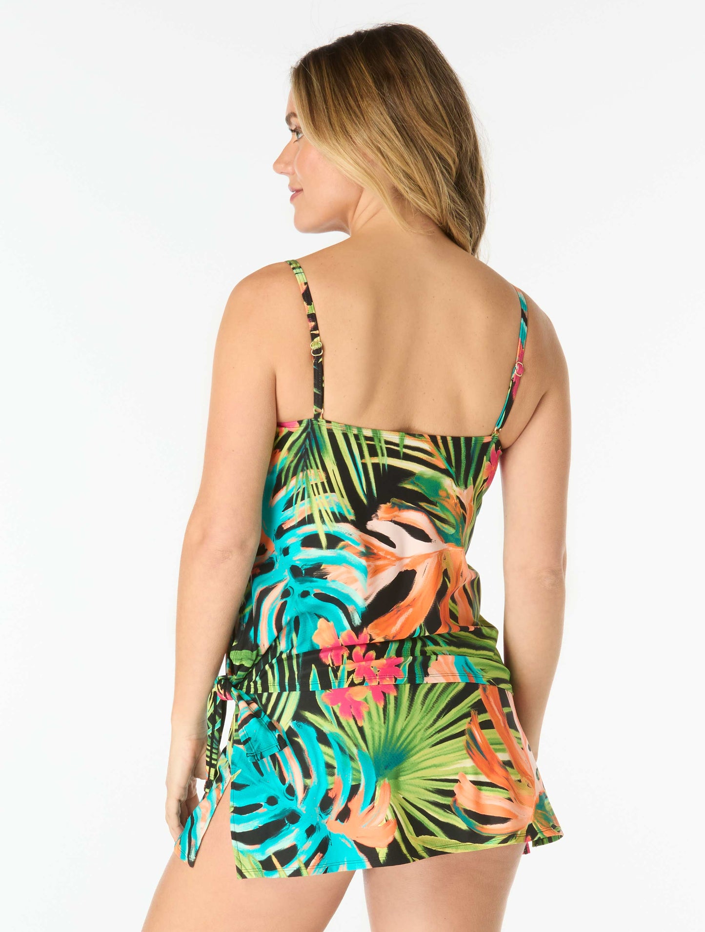 Coco Reef Stella Side Tie Bra Sized Underwire Tankini Top - Island Grove