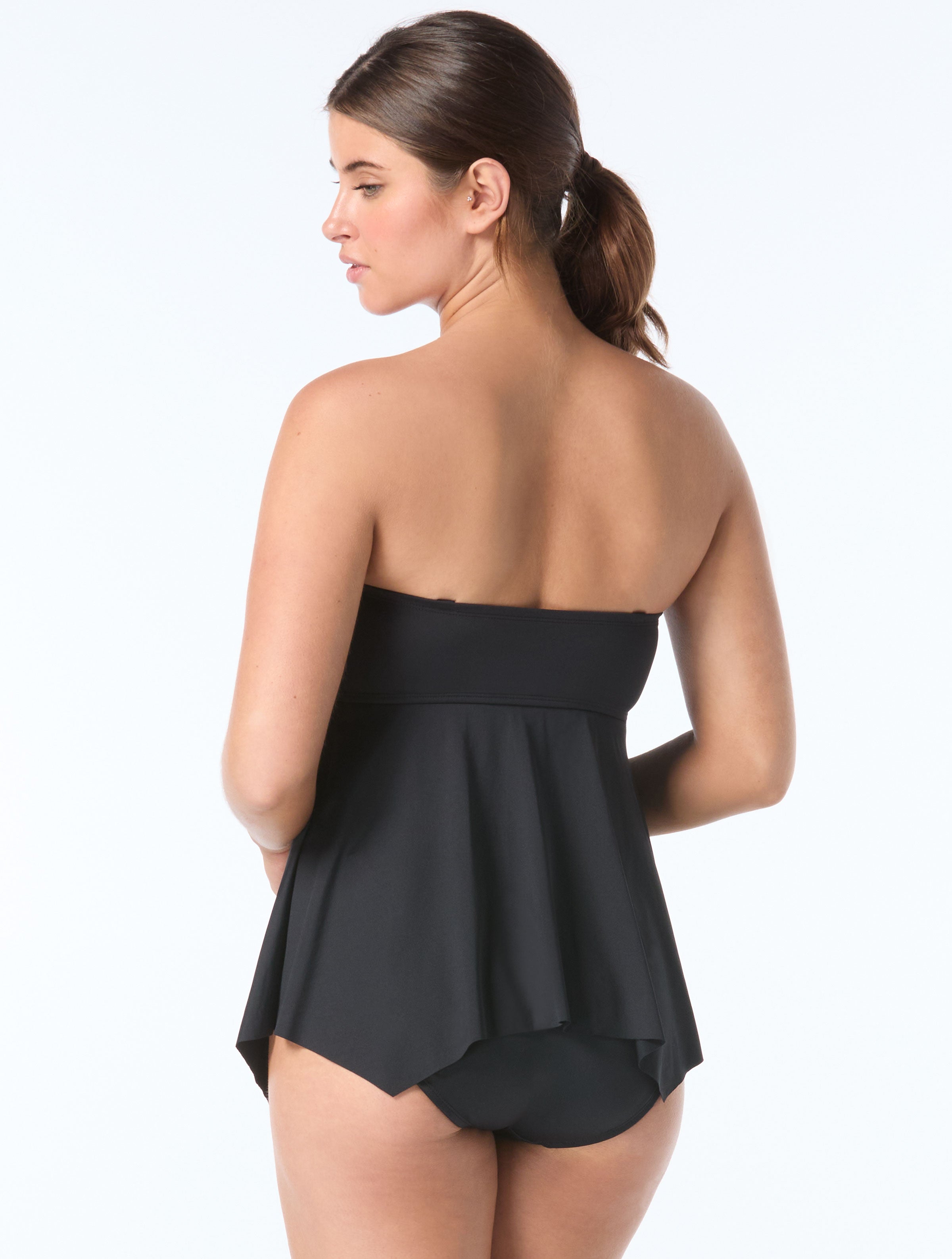 Coco Reef Goddess Bra Sized Underwire Bandeau Tankini Top
