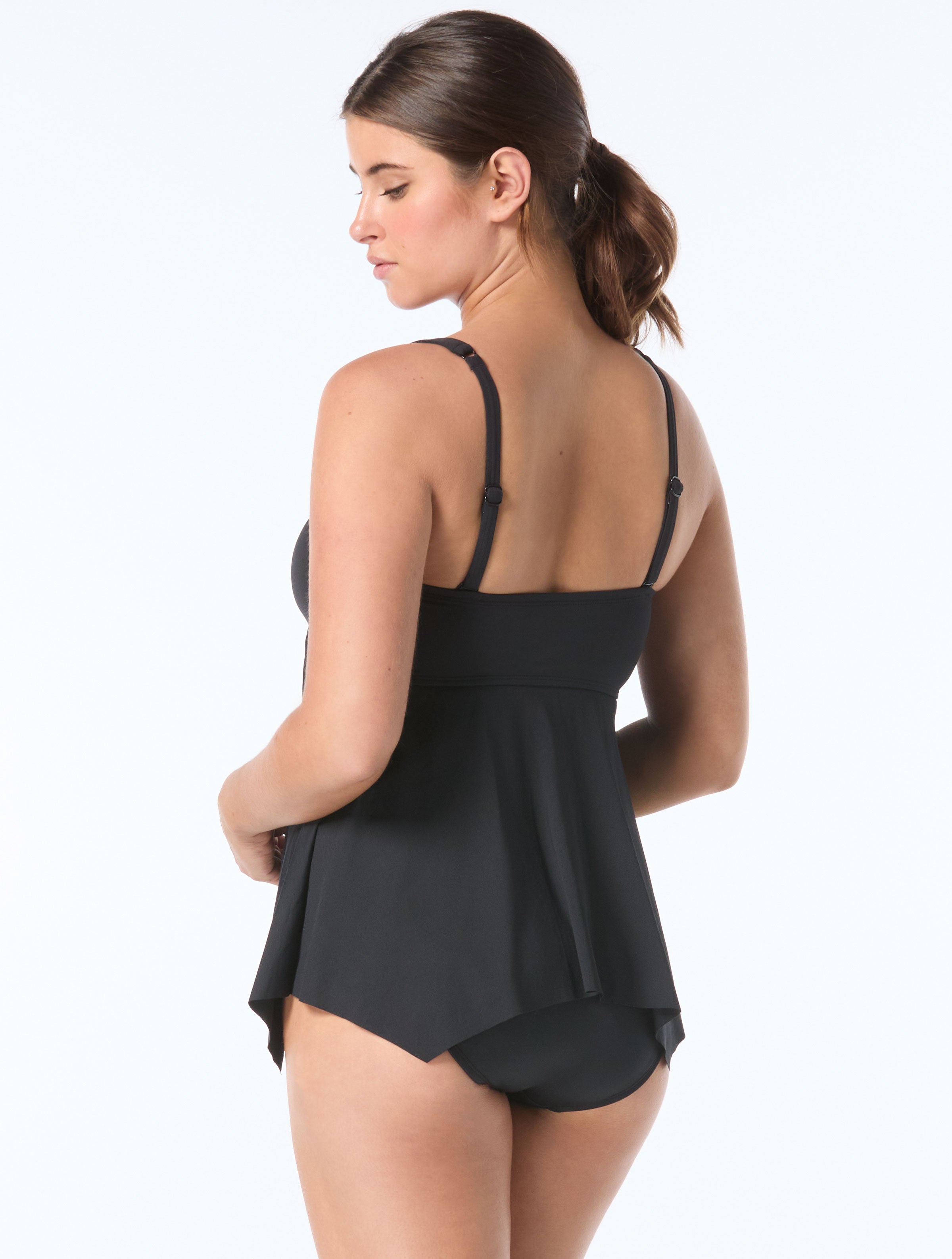 Coco Reef Goddess Bra Sized Underwire Bandeau Tankini Top