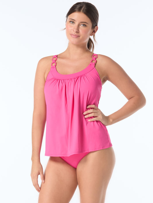 Coco Reef Ultra Fit Bra Sized Underwire Tankini Top - Classic Solids