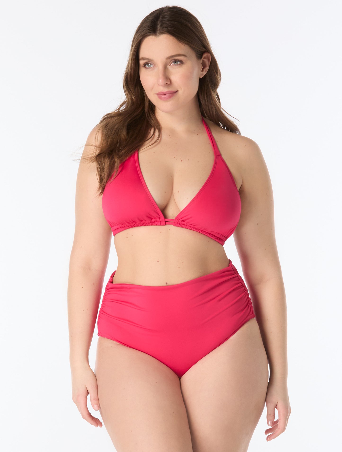 Coco Reef Foxy Bra Sized Double String Triangle Bikini Top - Flaunt Collection