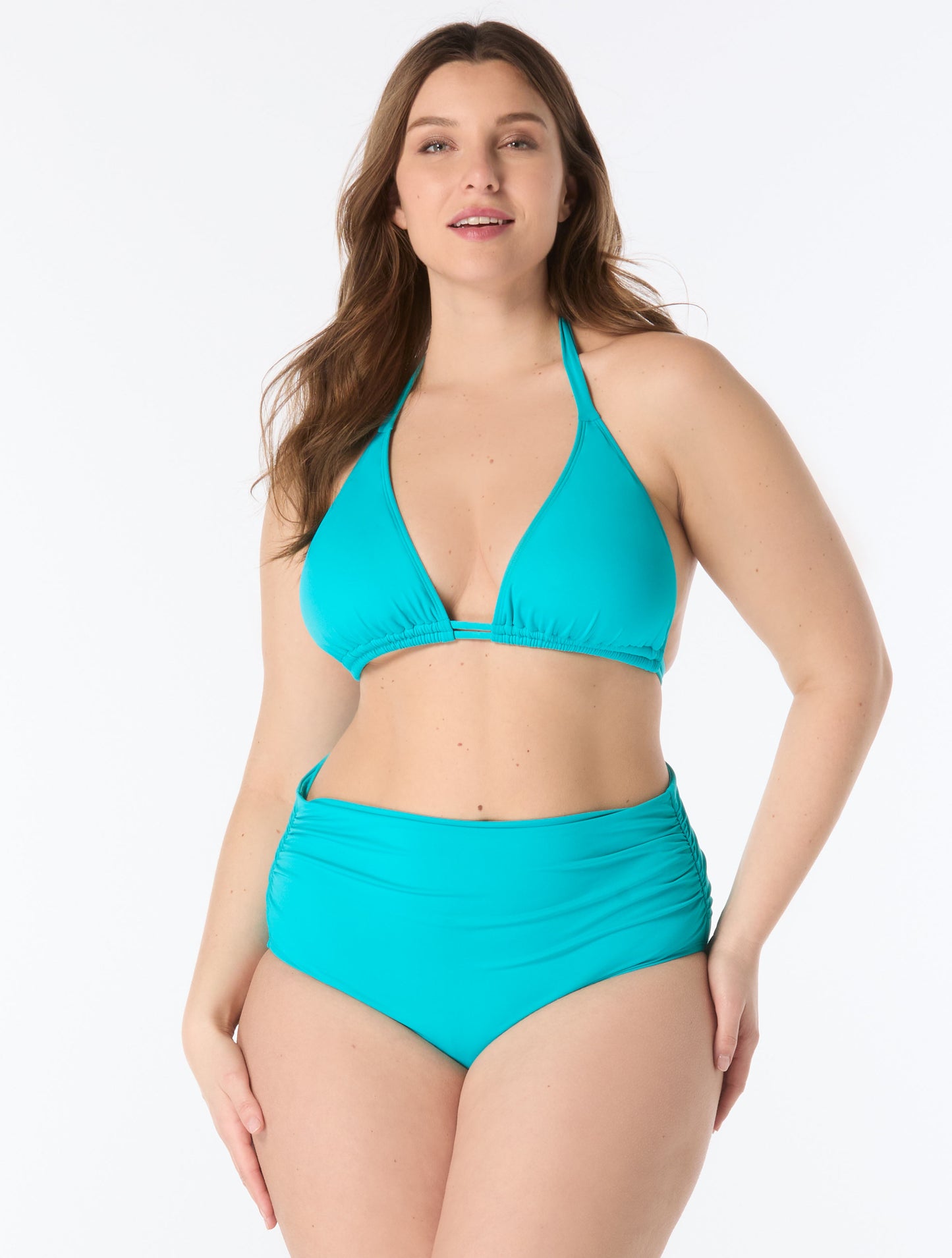 Coco Reef Foxy Bra Sized Double String Triangle Bikini Top - Flaunt Collection