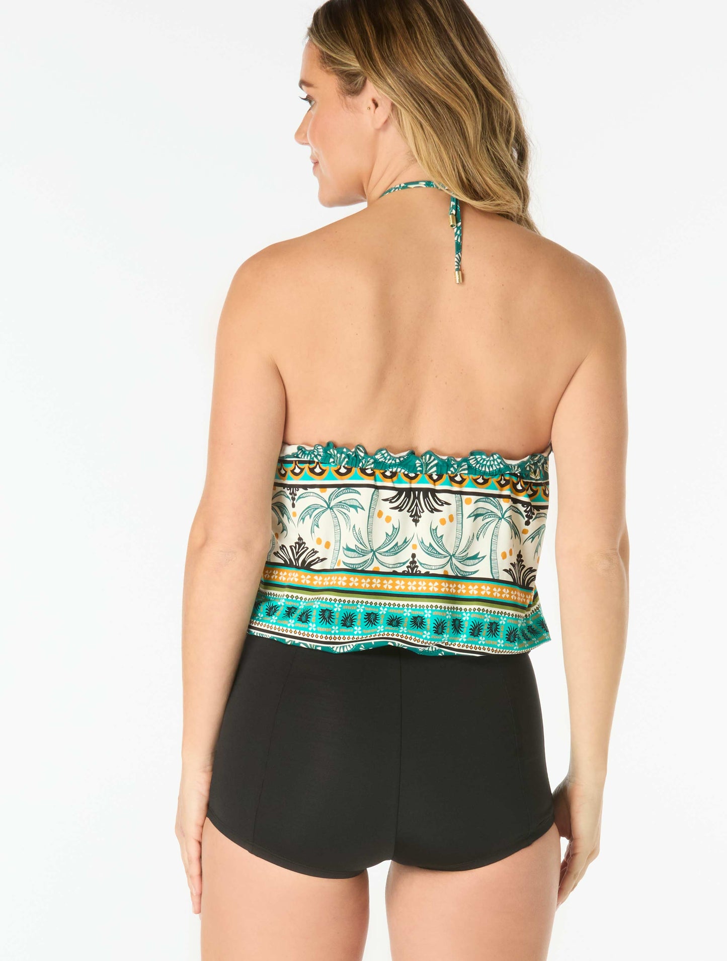 Coco Reef Infinity Bra Sized Multi-Wear Bandini Top - West Palm Stripe