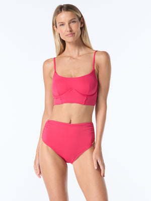 Vince Camuto Corset Bikini Top - Solids
