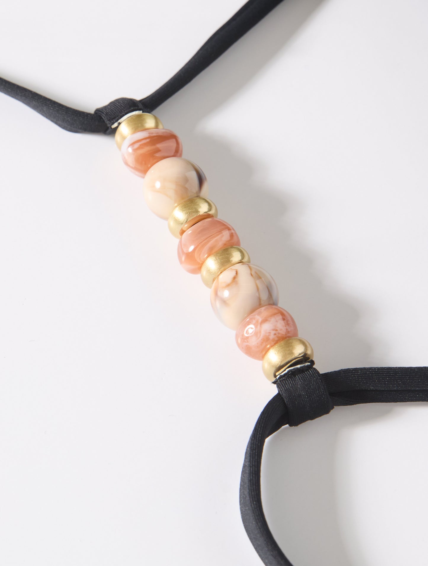 Vince Camuto Beaded String Bikini Top - Ocean Ripple Texture