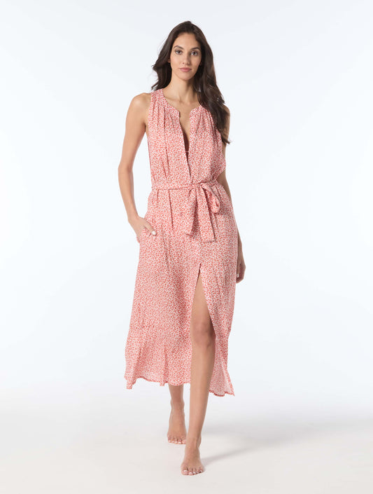 Vince Camuto Small Animal Bikini Set & Cover Up Dress Bundle