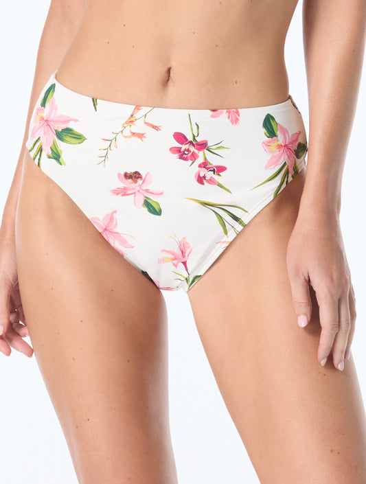 Vince Camuto Lace Up Back High Waist Bikini Bottom - Drifting Meadow