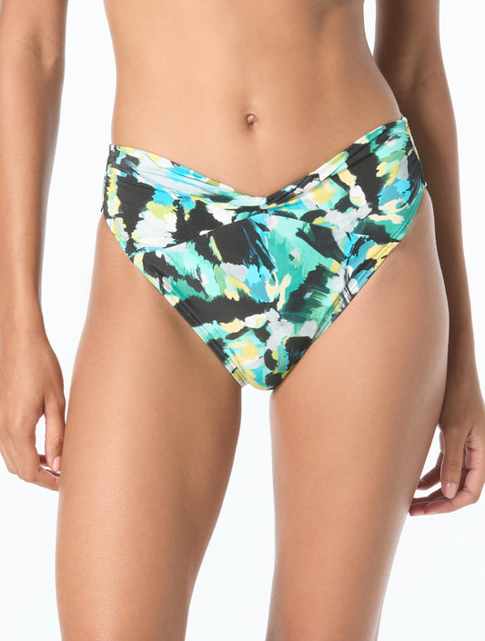 Vince Camuto Twist High Bikini Bottom - Butterfly Wings