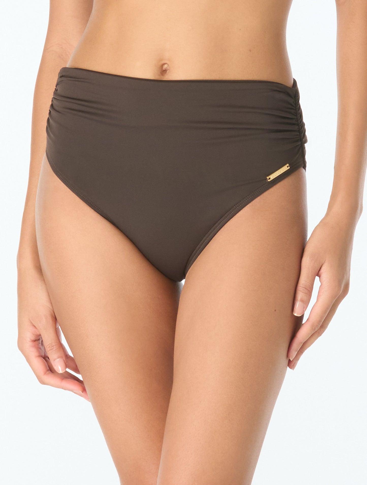 Vince Camuto Convertible High Waist Bikini Bottom - Solids
