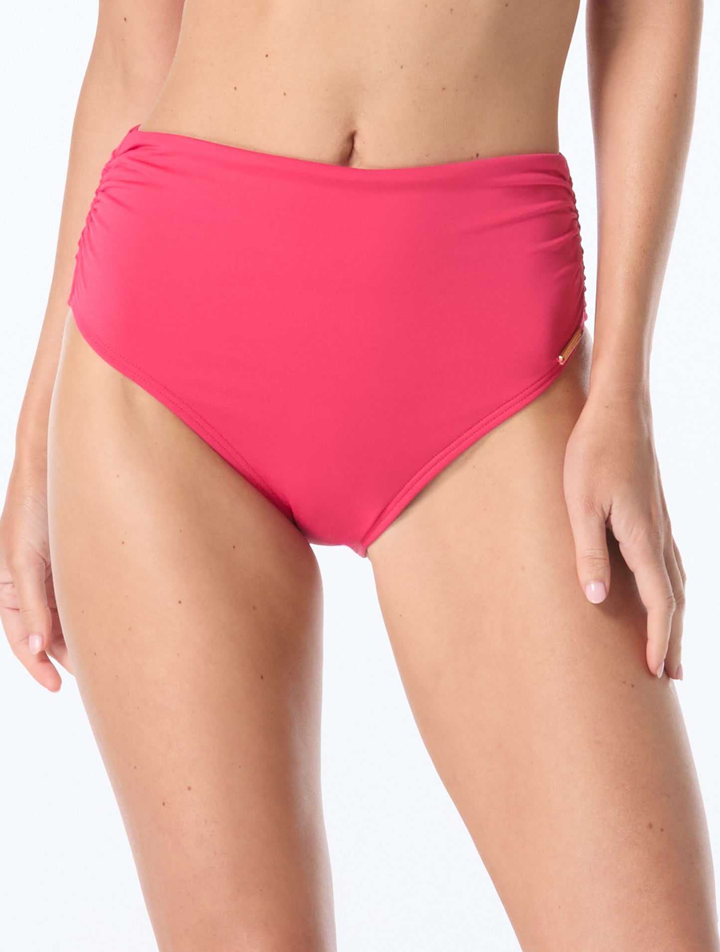 Vince Camuto Convertible High Waist Bikini Bottom - Solids