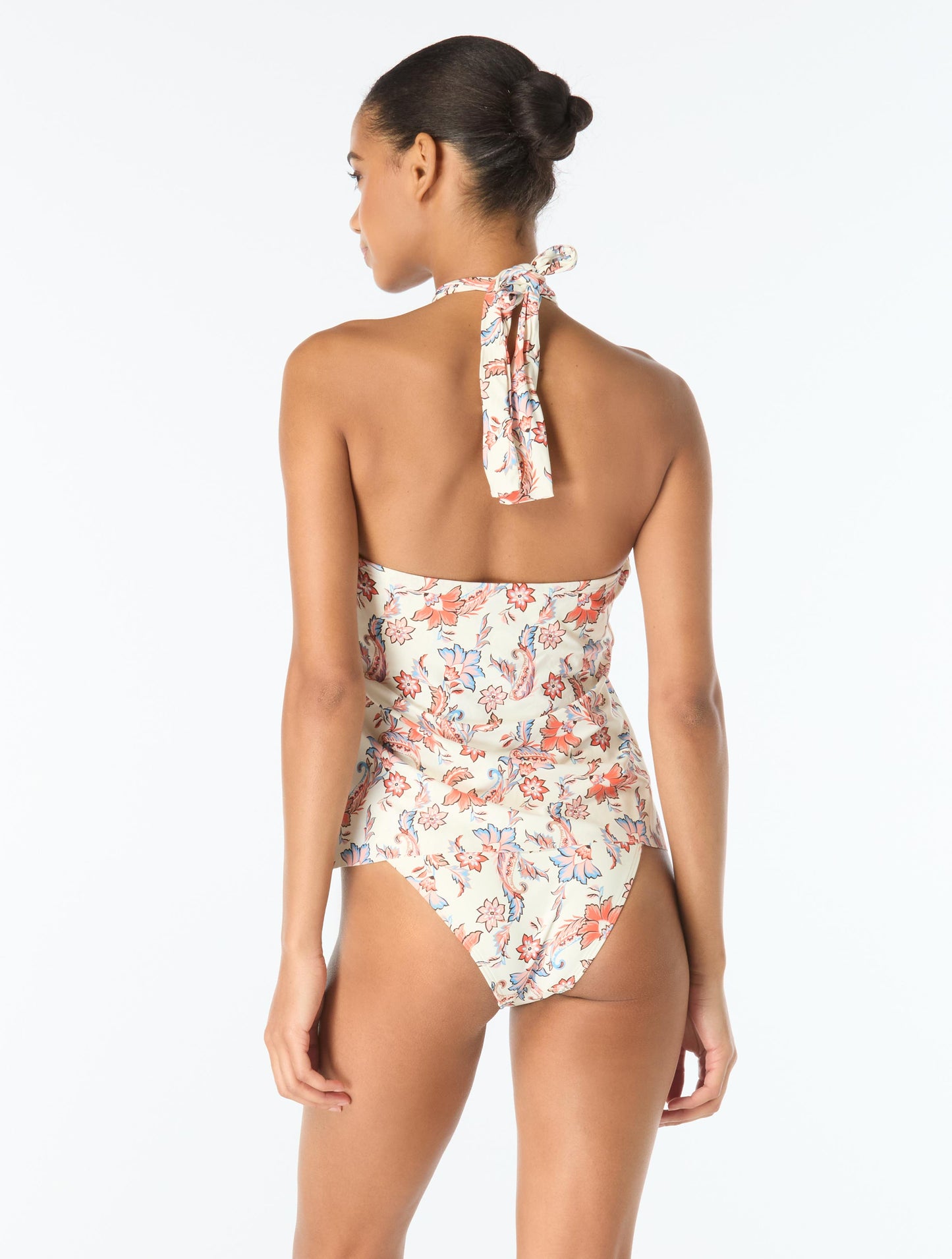 Vince Camuto Crossover Halter Tankini Top - Bohemian Glamour Mini