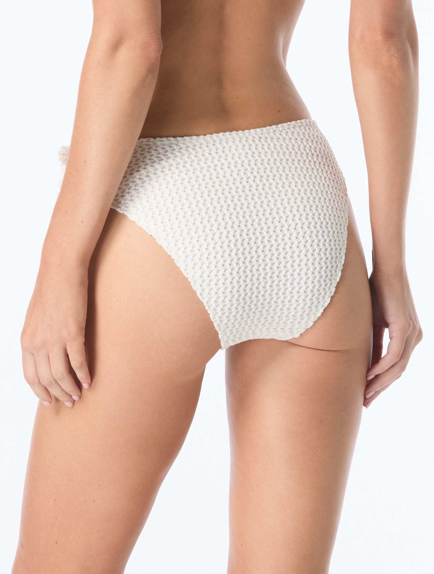 Vince Camuto High Cut Bikini Bottom - Floral Crochet