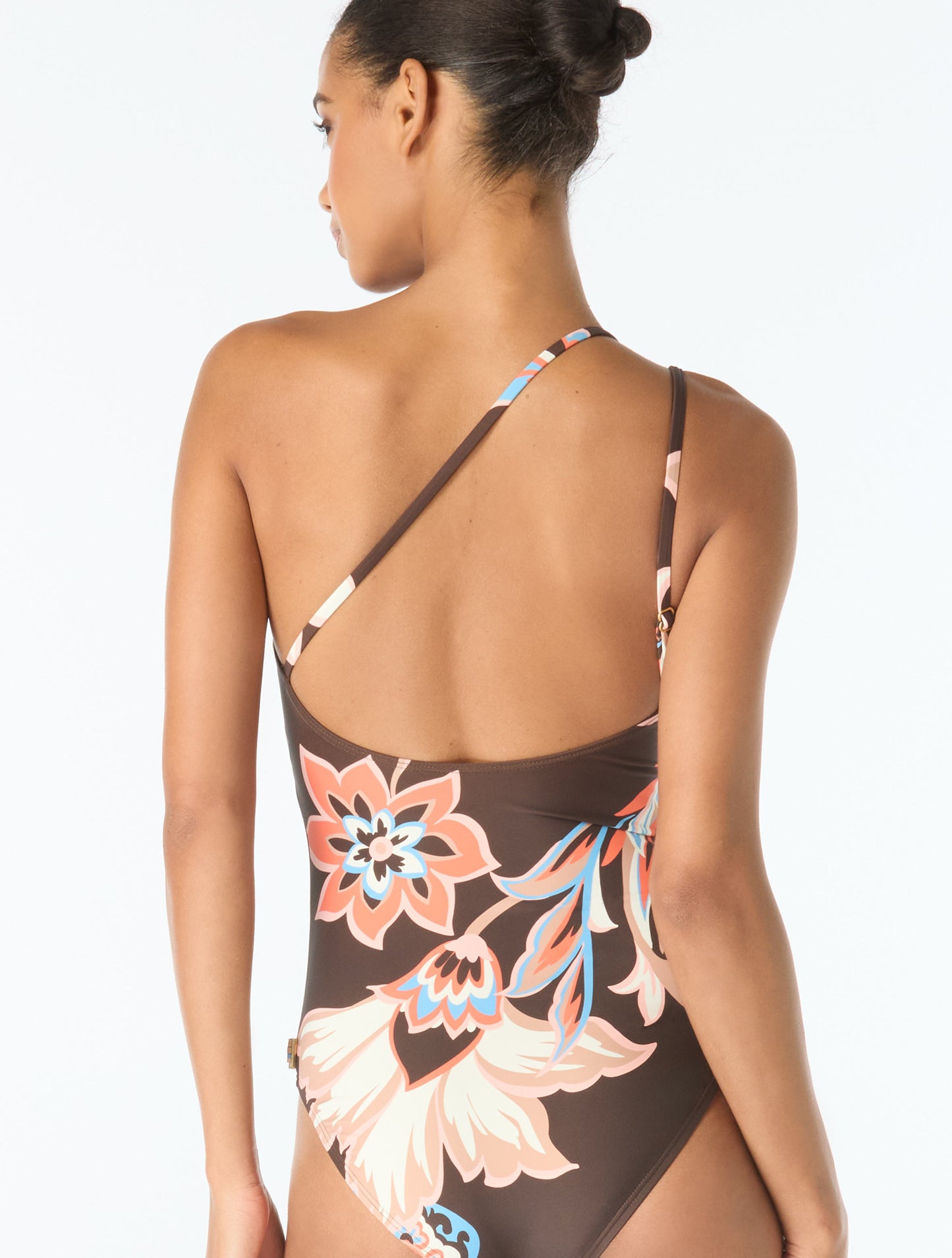 Vince Camuto One Shoulder One Piece Swimsuit - Bohemian Glamour