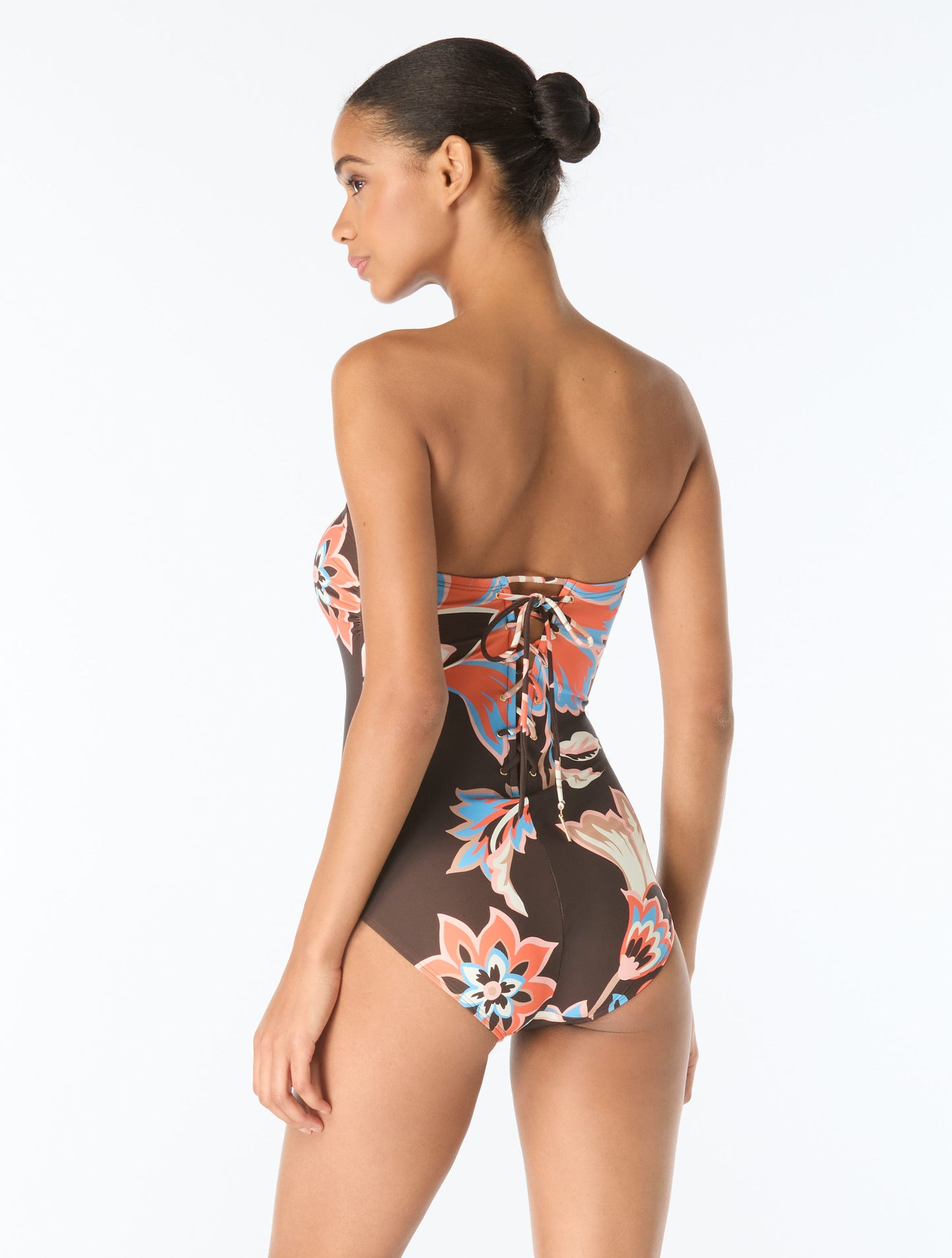 Vince Camuto Bandeau One Piece Swimsuit - Bohemian Glamour
