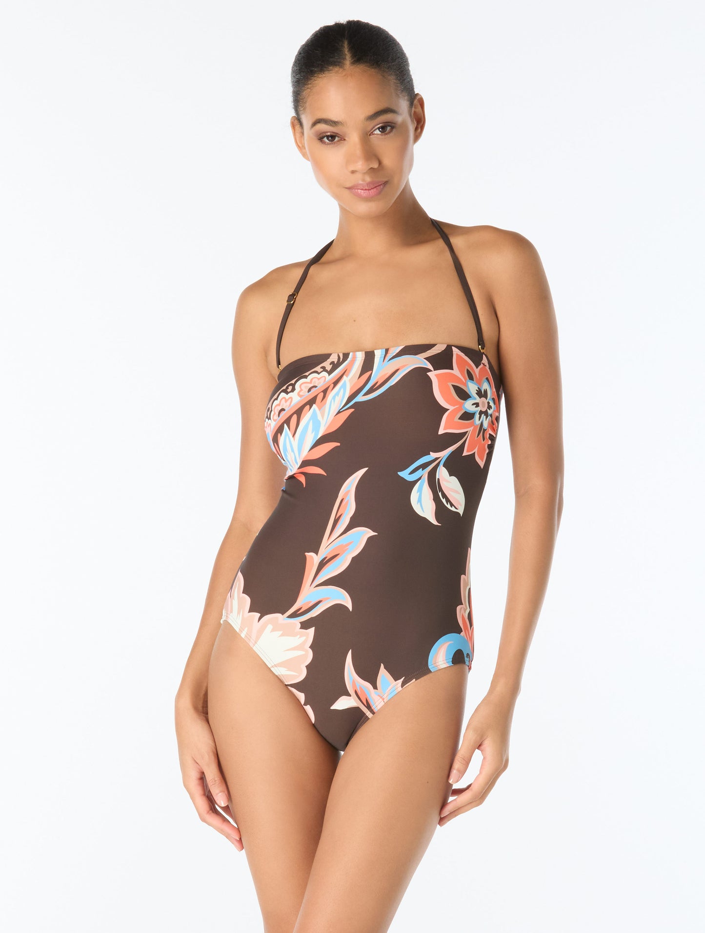Vince Camuto Bandeau One Piece Swimsuit - Bohemian Glamour