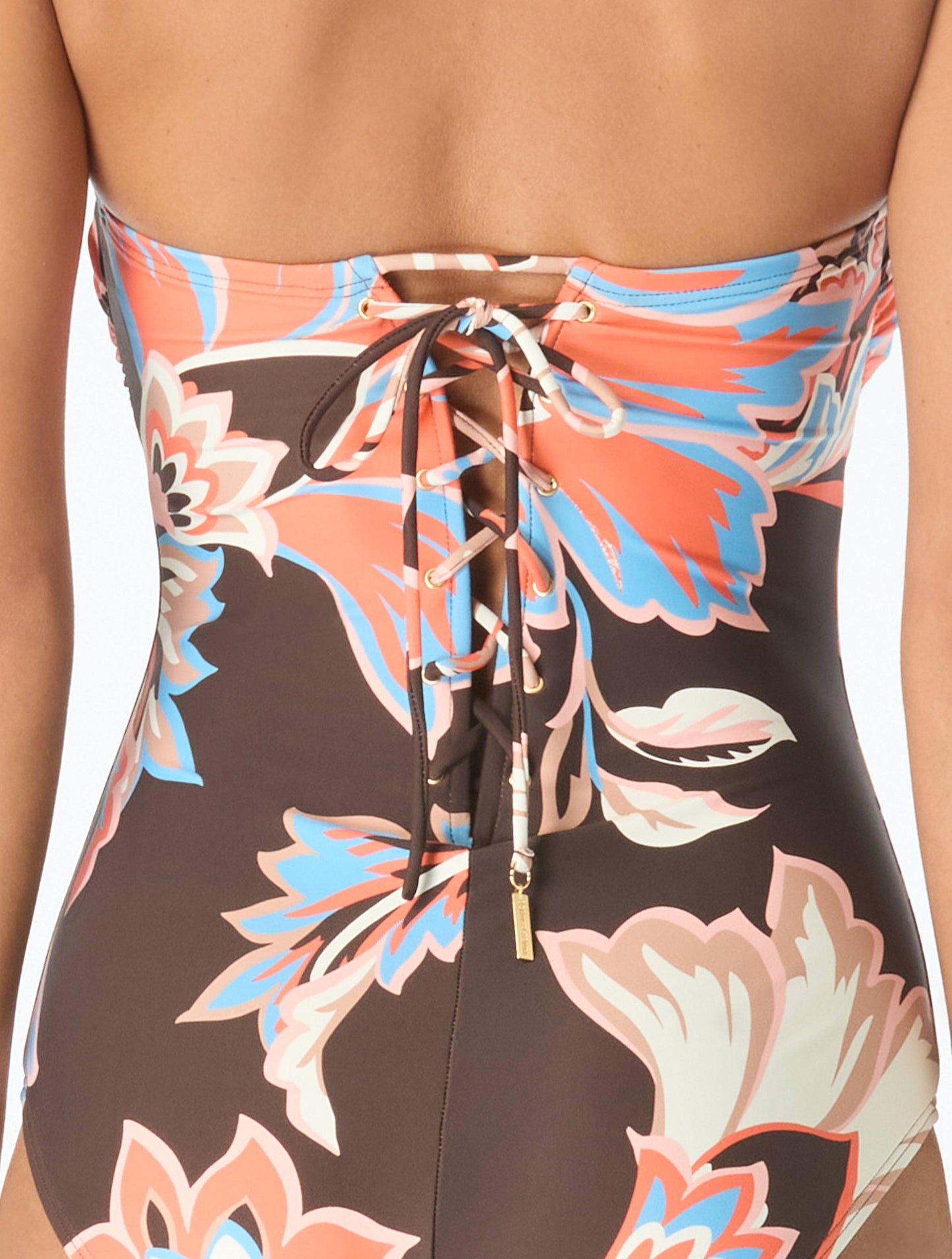 Vince Camuto Bandeau One Piece Swimsuit - Bohemian Glamour