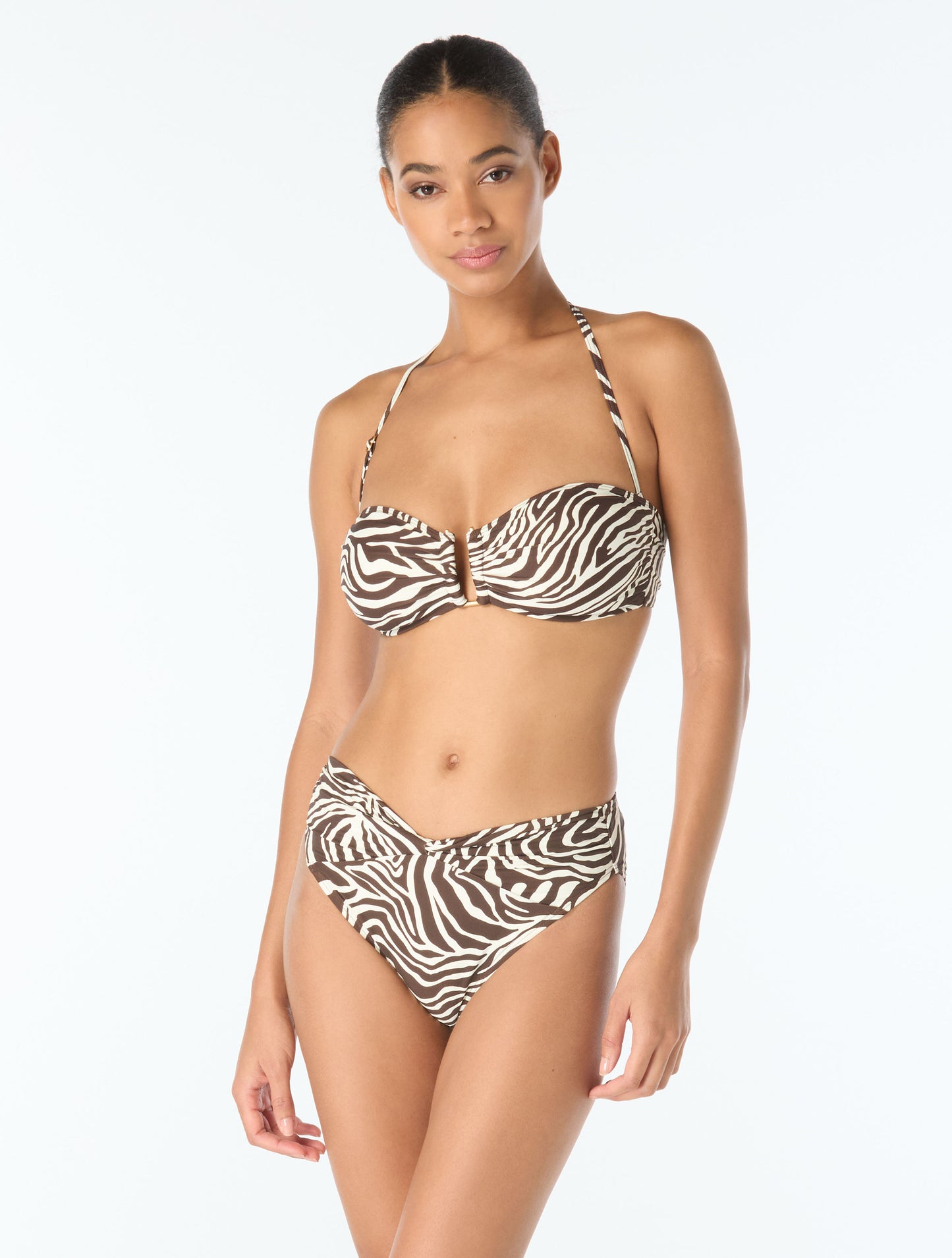 VInce Camuto Mini Zebra Bikini Set & Pants Set Bundle