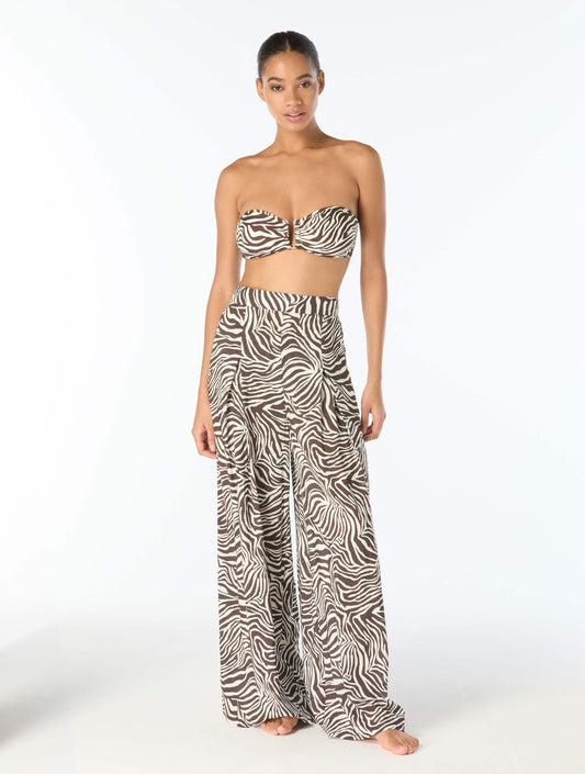 VInce Camuto Mini Zebra Bikini Set & Pants Set Bundle