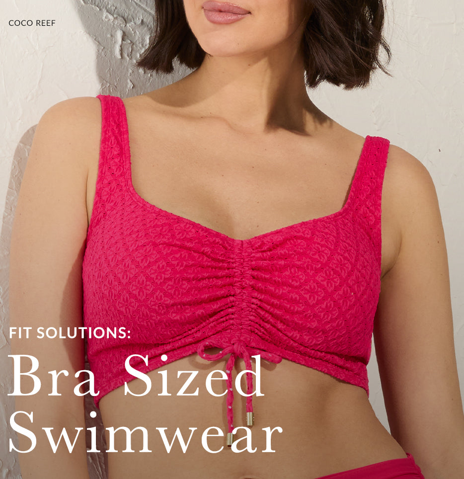 fit solutions: bra sized swimwear