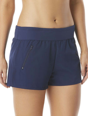 Beach House April Stretch Woven Beach Short - Beach Solids
