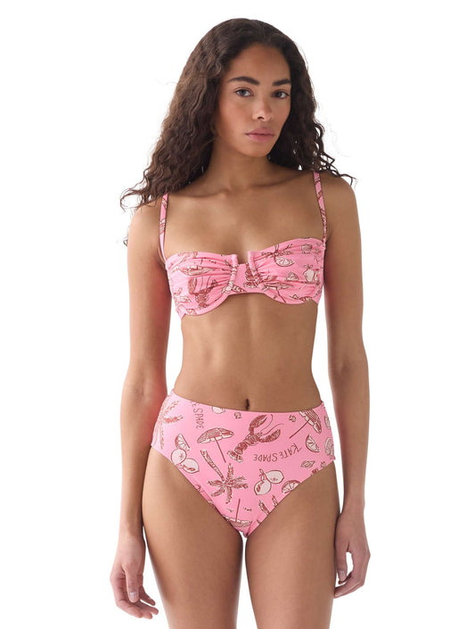 kate spade new york Ruched Underwire Bikini Top - Beachside - Beach2Ocean