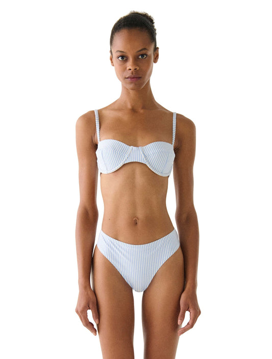 Kate Spade Tide Stripe Bikini Set & Long Cover Up Dress Bundle - Beach2Ocean