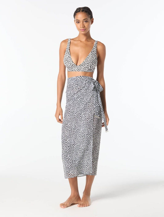 MICHAEL Michael Kors Wrap Tie Pareo Cover Up - Spot